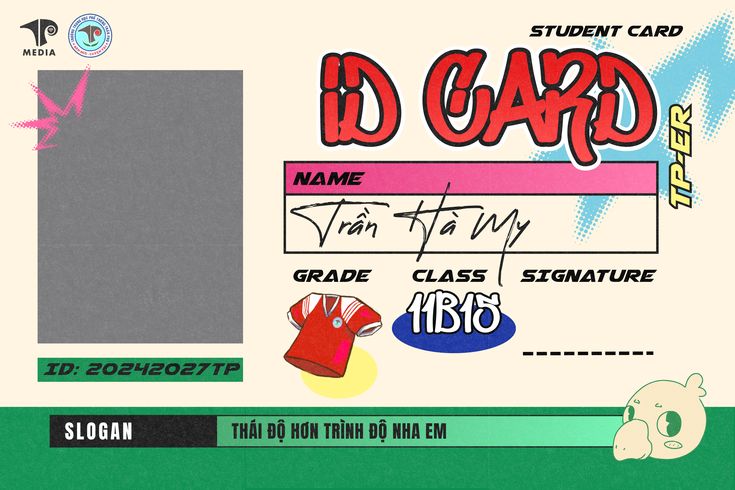 Custom Funky ID crad
