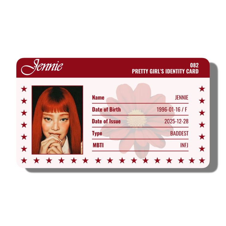Jennie Id card