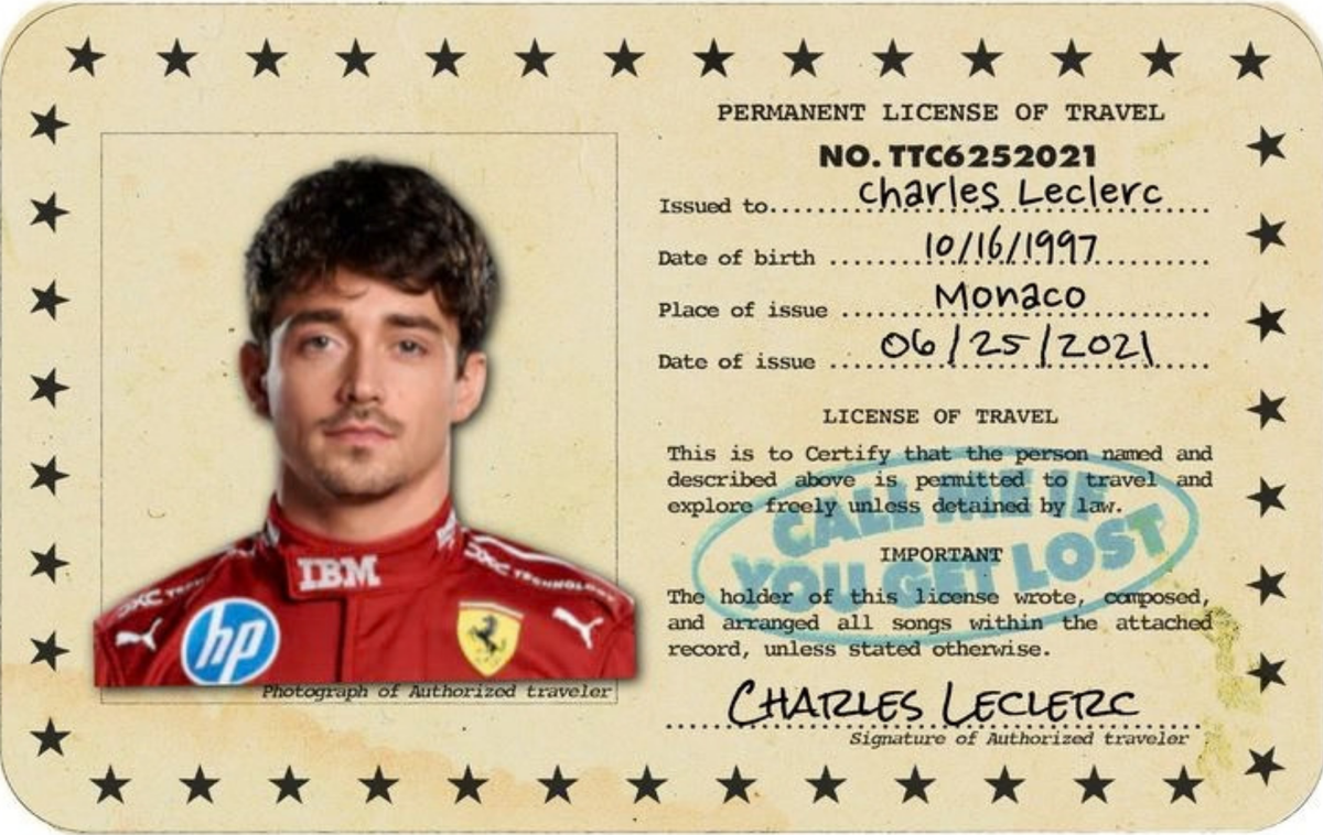 Charles Leclerc ID Badge