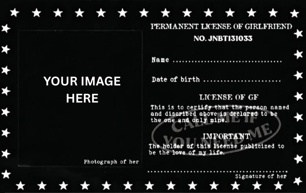 Call Me If You Get Lost License Of GF Black