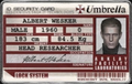 Albert Wesker ID Security Card — Resident Evil