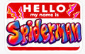 Spider-Man Pop Art Name Badge – Custom ID Card
