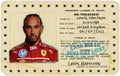 Lewis hamilton id card