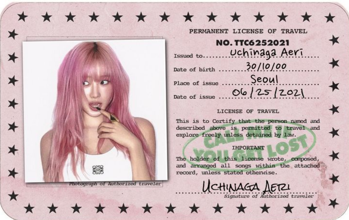 BLACKPINK  “Pink Passport” ID Card"
