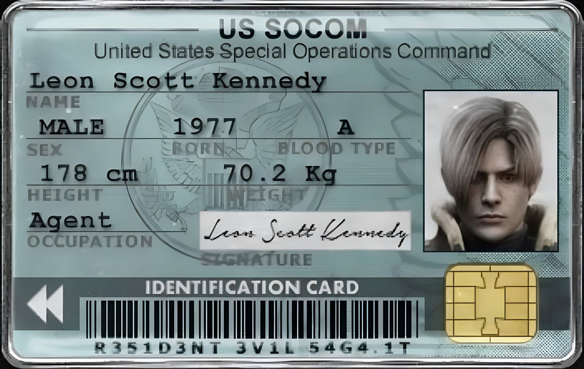 Leon S. Kennedy ID Card — US Special Operations – IDEN
